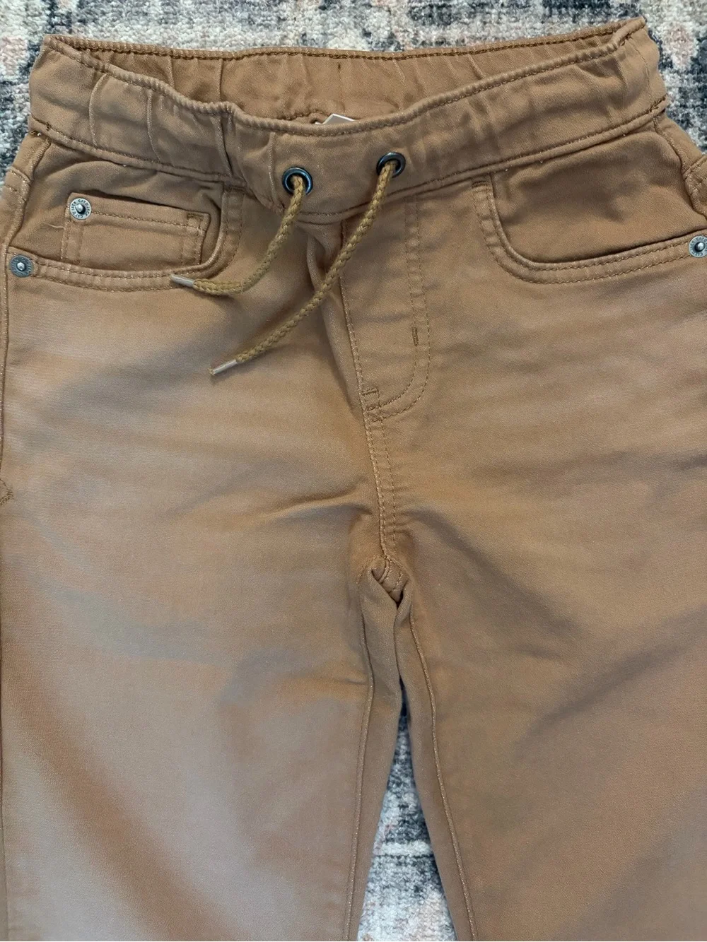 Cat & Jack Brown Casual Pants with Drawstring